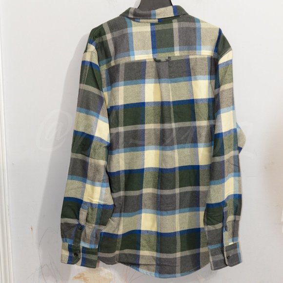 NWT GREEN Orvis men heavy weight flannel shirt - Picture 4 of 6